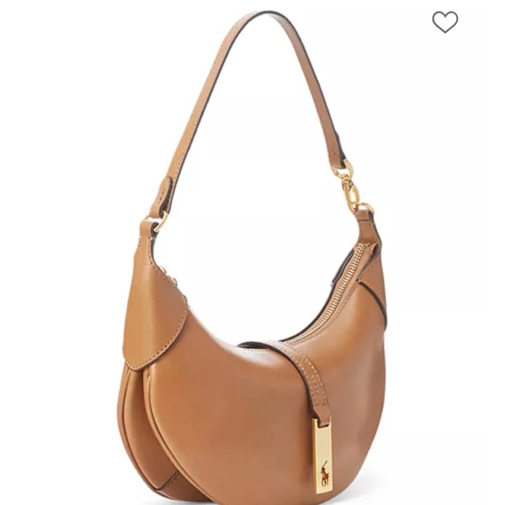 Ralph Lauren Tan Leather Shoulder Bag - Picture 2 of 8